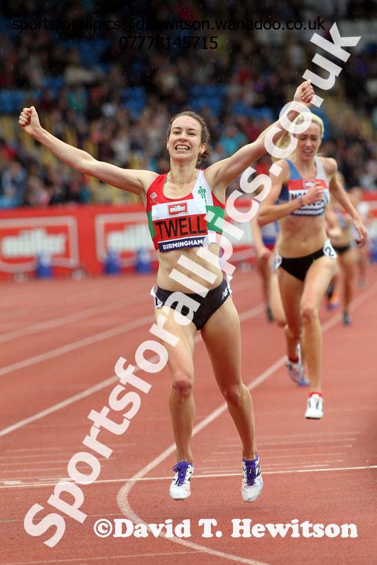 Womens 5000 metres, British Championships, Birmingham. Photo: David T. Hewitson/Sports for All Pics
